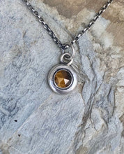 Load image into Gallery viewer, Faceted tiger eye add on.  Add some colour to your totem necklace. Dispel fear and anxiety.