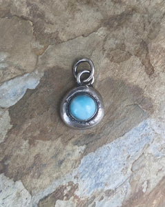 Larimar add on.  Add some colour to your totem necklace. Peace, clarity, love energy