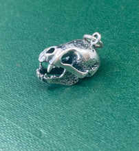 Load image into Gallery viewer, Sterling silver vampire bat, Tiny sterling charm.  Add on for your wax seal totem necklace.