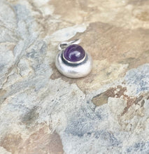 Load image into Gallery viewer, Amethyst  add on.  Add some colour to your totem necklace. handmade gemstone pendant.