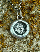 Load image into Gallery viewer, erin go bragh, Ireland Forever.... wax seal stamp jewelry, St. Patricks day. Sterling silver