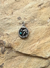 Load image into Gallery viewer, sterling silver mushroom pendant with Peruvian opal