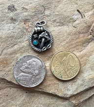 Load image into Gallery viewer, sterling silver mushroom pendant with Peruvian opal
