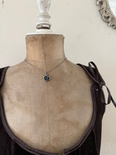 Load image into Gallery viewer, sterling silver mushroom pendant with Peruvian opal