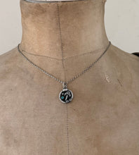 Load image into Gallery viewer, sterling silver mushroom pendant with Peruvian opal