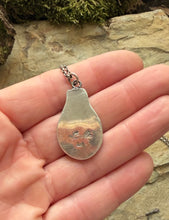 Load image into Gallery viewer, sterling silver cat skull in a potion bottle with Peruvian opal