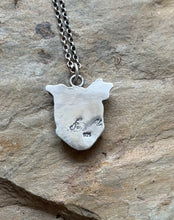Load image into Gallery viewer, sterling silver cat skull with flower crown.  Handmade in Ireland