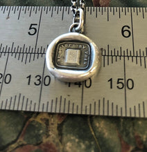 Load image into Gallery viewer, be guided by this, holy bible, good book.  Let the Bible guide you.  Religious jewelry, sterling silver antique wax letter seal.
