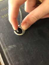 Load image into Gallery viewer, Sterling Filigree charm holder.  Spring closure, ideal to hang your SWALK charms on.
