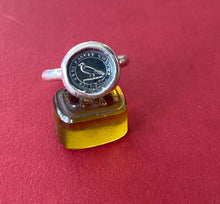 Load image into Gallery viewer, God feeds the ravens ring, choose your size.  Made to order.  Solid sterling silver.