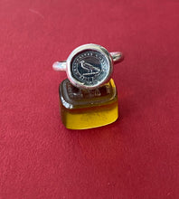 Load image into Gallery viewer, God feeds the ravens ring, choose your size.  Made to order.  Solid sterling silver.