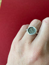 Load image into Gallery viewer, God feeds the ravens ring, choose your size.  Made to order.  Solid sterling silver.