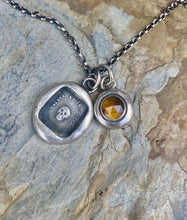 Load image into Gallery viewer, Faceted tiger eye add on.  Add some colour to your totem necklace. Dispel fear and anxiety.
