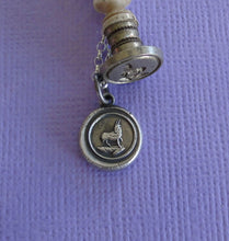 Load image into Gallery viewer, Wisdom and diplomacy. Goat or Ibex, antique wax seal impression, sterling silver