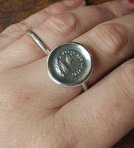 Larger Wax Seal Ring.... Such is life... Pick your size, made to order.