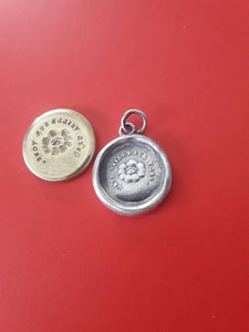 Let him watch over you!   Qu&#39;il Veille Sur Vous. Eye of Providence.... sterling silver protection amulet.  Divine protection.