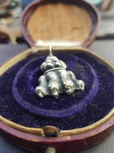 lion paw pendant, Cat pendant, Large Sterling silver handmade lions paw. victorian inspired gothic jewelry. Protection and courage.
