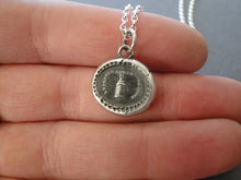 Load image into Gallery viewer, Lantern pendant. Brighter hours will come, Antique wax seal jewelry. the future is bright. Dark days are over.