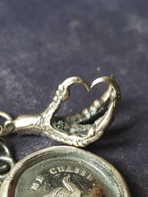 Load image into Gallery viewer, Sterling silver bird&#39;s claw. Add on for your wax seal totem necklace.