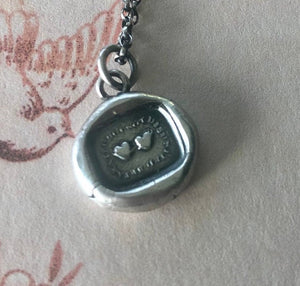 Separated but not Disunited.... heart, partings, absence, long distance, hearts, wax letter seal