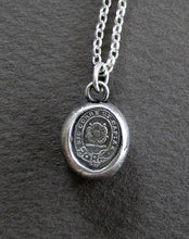 Load image into Gallery viewer, Chase your dreams.....Ambition, Encouragement...... wax letter seal, .....go for it! 100% sterling silver