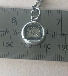 Do you want the whip? Do you want a lashing? Do you want to be punished?  Antique wax letter seal jewellery...