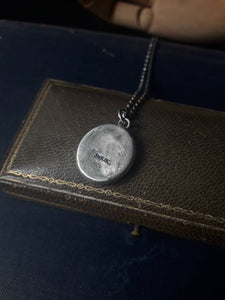 Medusa pendant,  Antique wax letter seal, Tassie intaglio featuring the Greek Gorgon.  Strong Warrior Woman