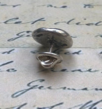 Load image into Gallery viewer, Fox tie tack/pin , sterling silver, antique wax seal, fox pin.