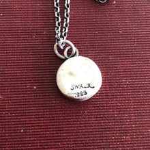 Load image into Gallery viewer, Such is life. Tiny antique wax letter seal pendant.