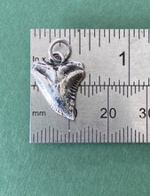 Load image into Gallery viewer, Sterling silver Sharks tooth.  Protection amulet. Handmade meaningful amulet