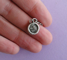 Load image into Gallery viewer, Sterling silver, handmade, Wax Seal Pendant, Bravery and Perseverance, Boars head,  100% Sterling silver Antique image