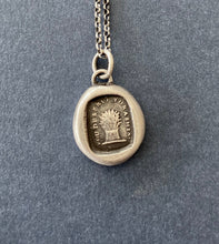 Load image into Gallery viewer, You deserve thrashing.  Antique wax letter seal impression.  Victorian pun.