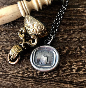 Justice, and knowledge., let fairness and knowledge guide your actions.  wise words pendant with advice for life