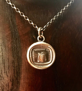 Justice, and knowledge., let fairness and knowledge guide your actions.  wise words pendant with advice for life