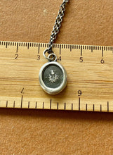 Load image into Gallery viewer, Thistle, emblem of Scotland. Antique wax seal impression.  Handmade with sterling silver.