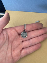 Load image into Gallery viewer, Ad sidera tolli…… to the stars. Antique wax letter seal. Reach for the stars. Solid sterling silver handmade pendant.