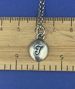 Initial add on…. Sterling silver letter. Handmade initial I charm.