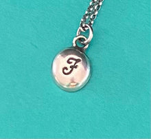 Load image into Gallery viewer, Initial add on…. Sterling silver letter. Handmade initial J charm.