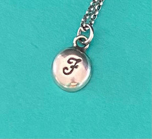 Initial add on…. Sterling silver letter. Handmade initial J charm.