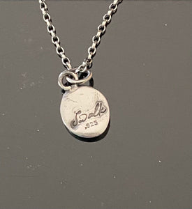 Initial add on…. Sterling silver letter. Handmade F initial charm.