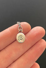 Load image into Gallery viewer, Initial add on…. Sterling silver letter. Handmade initial charm.