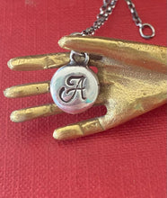 Load image into Gallery viewer, Initial add on…. Sterling silver letter. Handmade initial charm.