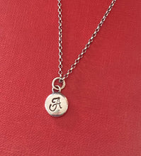Load image into Gallery viewer, Initial add on…. Sterling silver letter. Handmade initial charm.