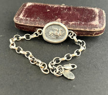 Load image into Gallery viewer, Welsh Dragon chain bracelet.  Choose your size.  Solid sterling silver chain bracelet.