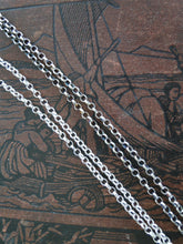 Load image into Gallery viewer, Sterling silver Rolo chain.  Medium weight silver chain with strong clasp. 2.4mm Belcher chain