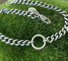 Load image into Gallery viewer, Curb chain bracelet.  Sterling silver curb chain bracelet. made to order in your size.