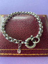 Load image into Gallery viewer, Belcher Chain bracelet.  Large bolt ring clasp.  Made to order in your size.