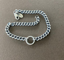 Load image into Gallery viewer, Curb chain bracelet.  Sterling silver curb chain bracelet. made to order in your size.