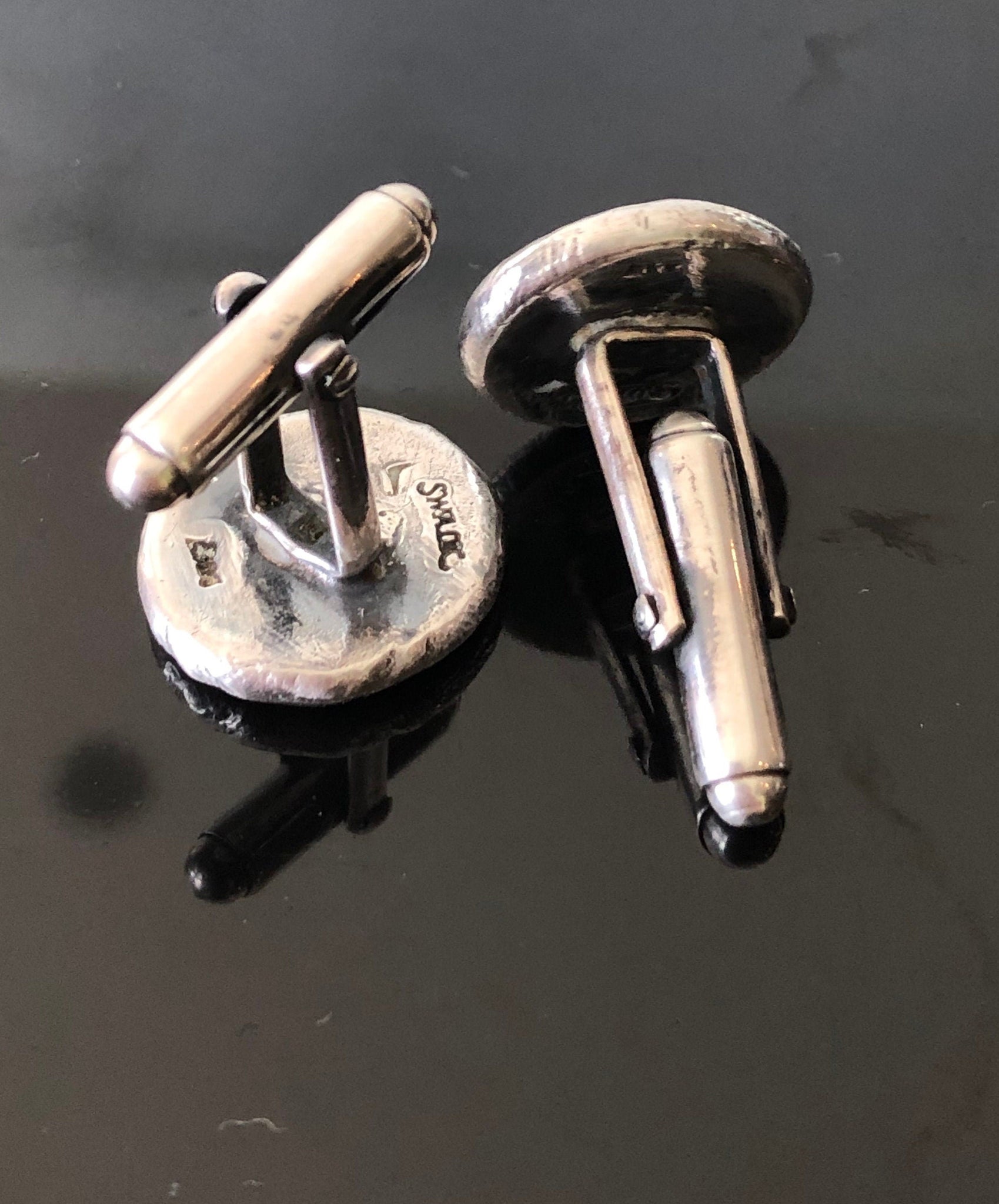Antique silver cufflinks sale