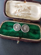 Load image into Gallery viewer, Love truth, stud earrings. hand made wax seal earrings.